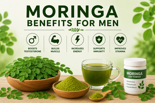 Moringa Benefits for Men: Testosterone, Stamina & Vitality
