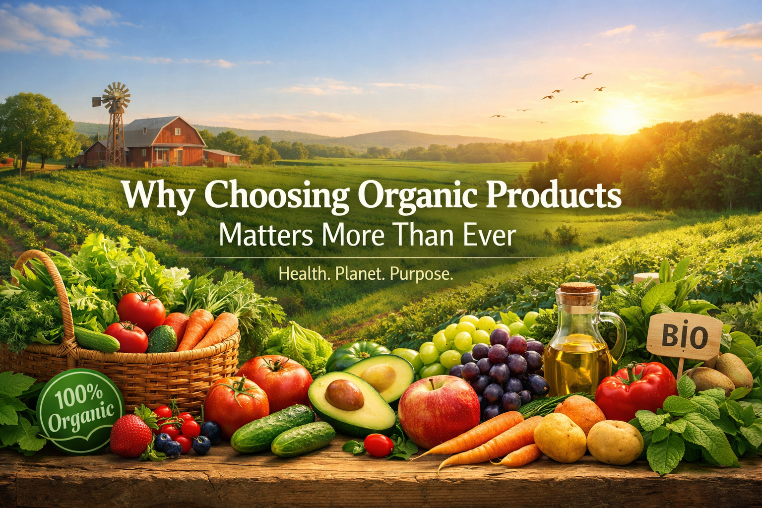 Why Choosing Organic Products Matters More Than Ever