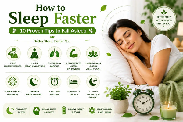 How to Sleep Faster: 10 Proven Tips to Fall Asleep