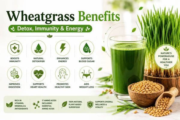 Wheatgrass Benefits: Detox, Immunity & Energy